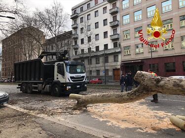 Forti raffiche di vento questa mattina a Milano 2