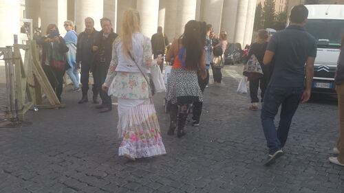 A Roma i pellegrini del popolo gitano incontrano Papa Francesco  7
