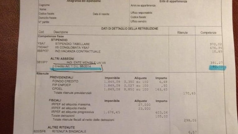 Irpef, la polemica continua. Gasparri e Calderoli: "Denunceremo Renzi"