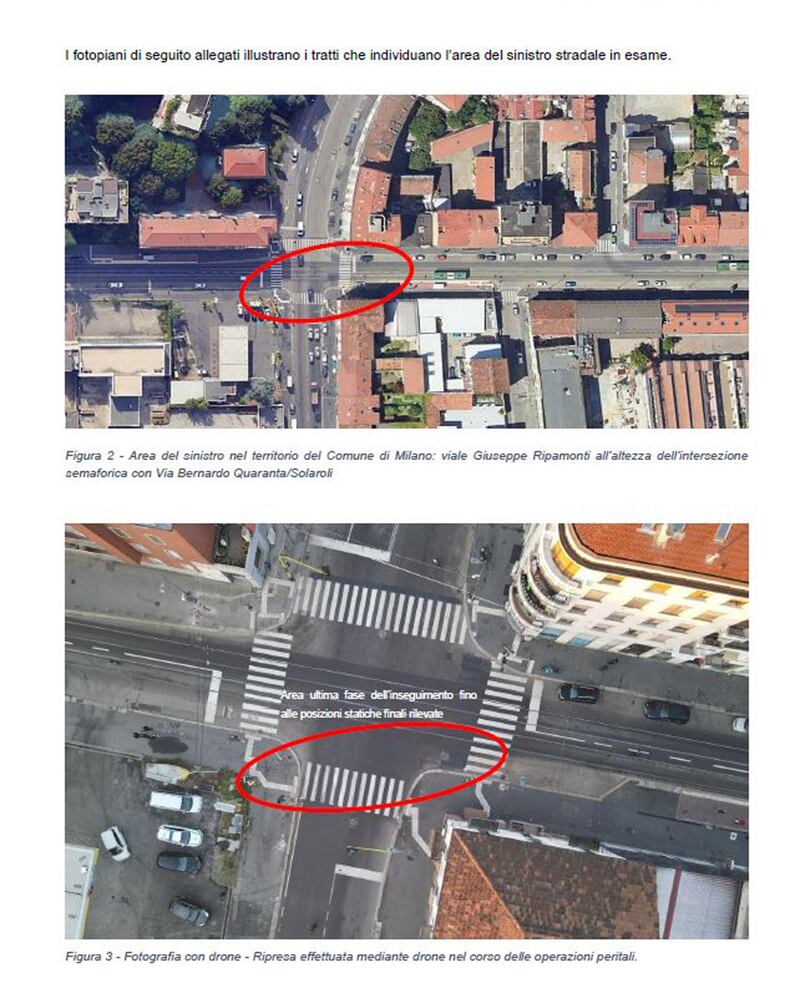 Le immagini della perizia sul caso Ramy 4