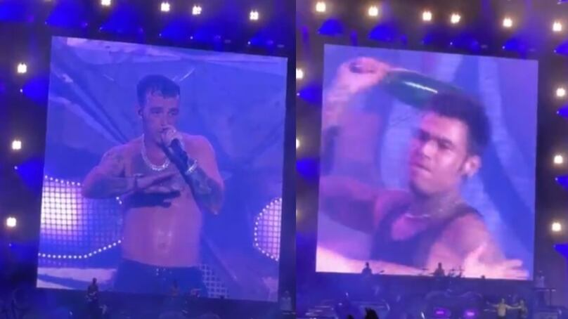 La bottigliata in testa, poi le offese. Cosa è successo a San Siro tra Fedez e Salmo