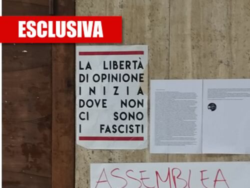 "Tricolore ci fa schifo, è fascio". Leghista minacciato in aula alla Sapienza