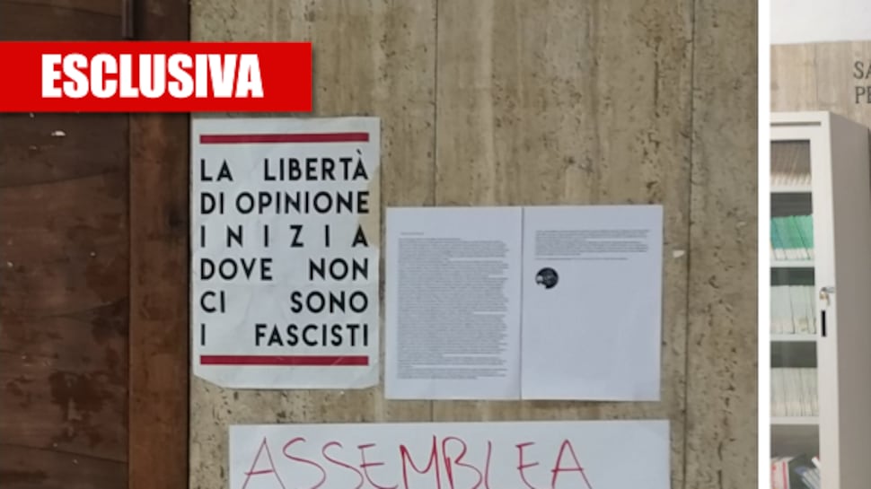 "Tricolore ci fa schifo, è fascio". Leghista minacciato in aula alla Sapienza