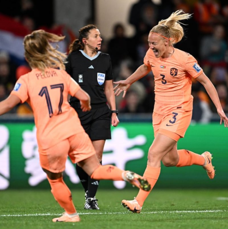 L'urlo liberatorio di Stephanie van der Gragt (via Fifa)