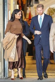 Meghan Markle e il Principe Harry alla Canada House, foto 9