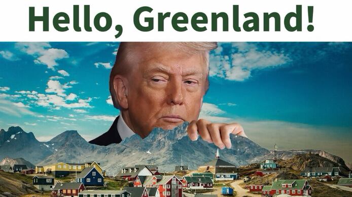 “Hello, Greenland”: Trump usa un’immagine creata con l’IA e rilancia il dossier artico