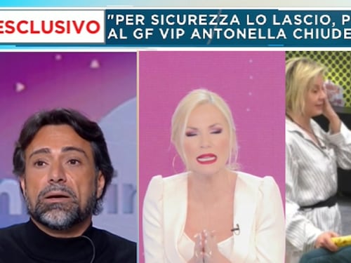 Pietro Delle Piane sulla rottura annunciata da Antonella Elia: "Non ci lasceremo in tv"