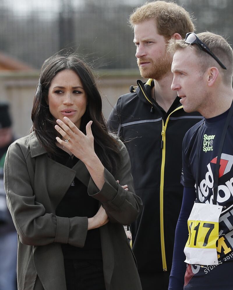 Meghan Markle con il Principe Harry agli Invictus Games 4
