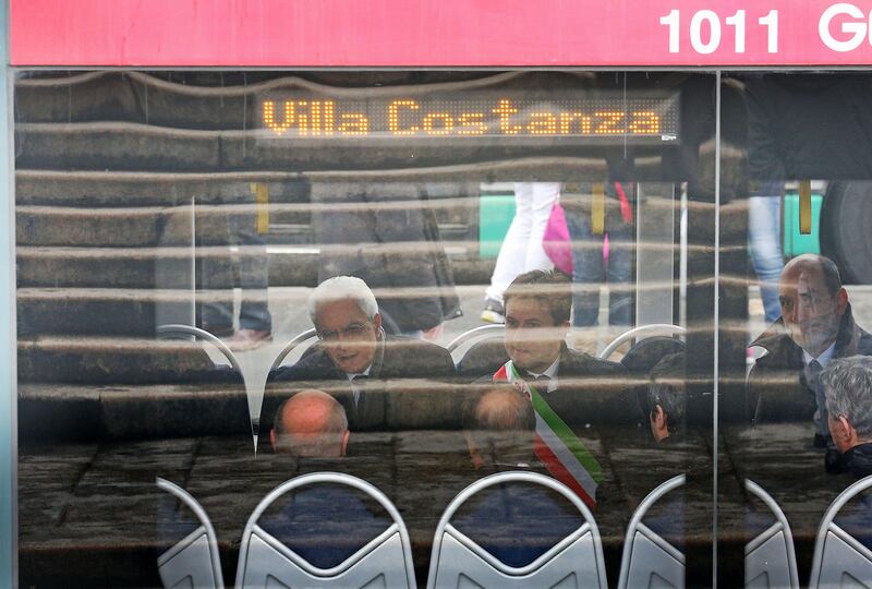 Mattarella va a Firenze in treno e tram 10