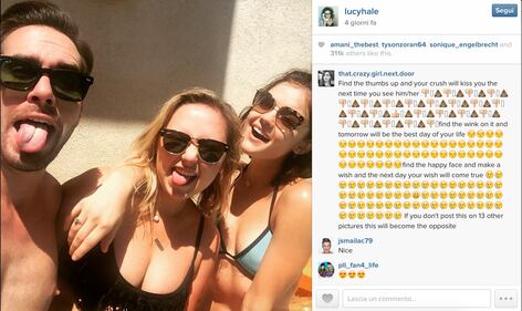 Lucy Hale e le Pretty Little Liars: come si rivelano su Instagram 8