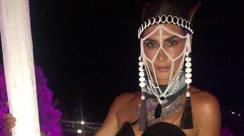Melissa Satta versione sexy per la festa vip a Porto Cervo