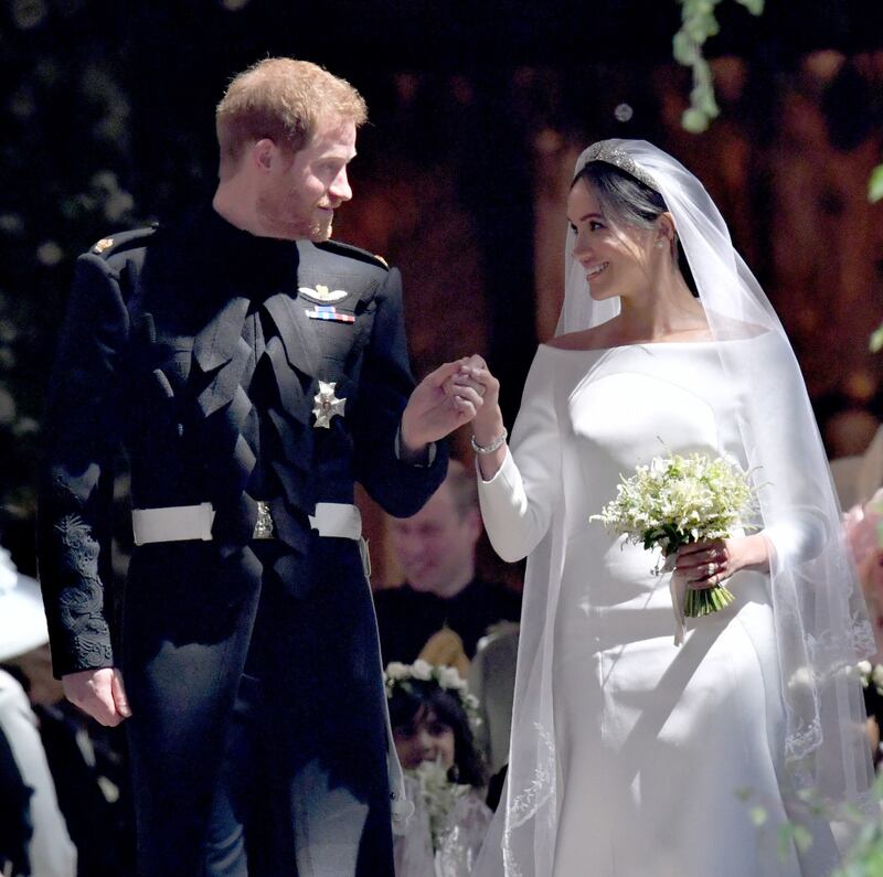 Meghan Markle e il Principe Harry al Royal Wedding 4