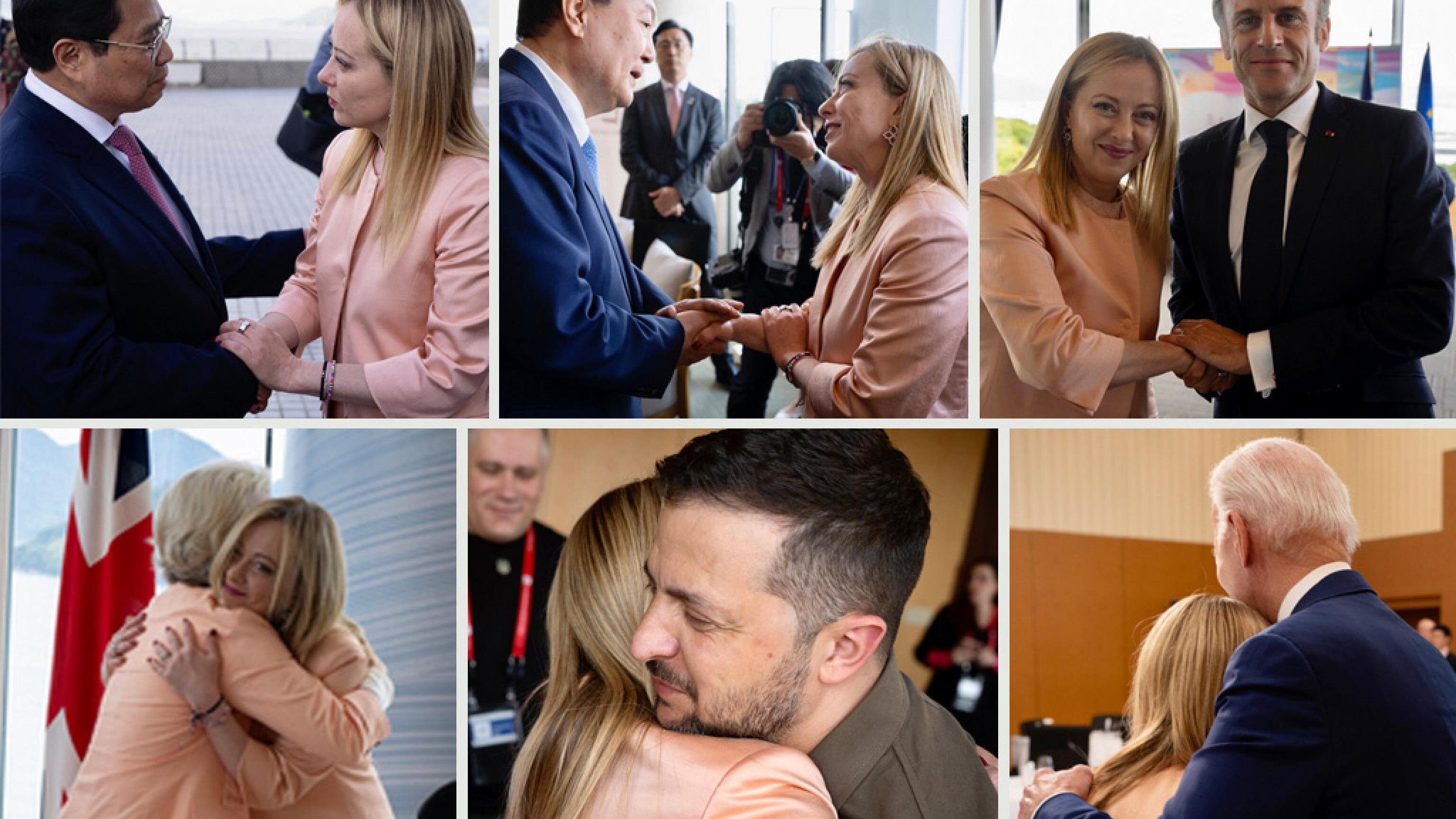 Meloni apprezzata al G7. E i dem rosicano: "Normali cordialità"