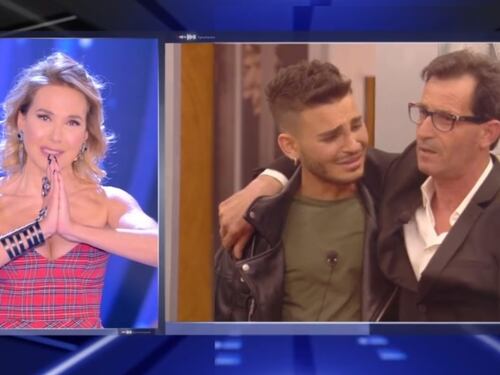 Gf, Cristian piange. Il padre: "Sei mio figlio, non mi interessa che sei gay"
