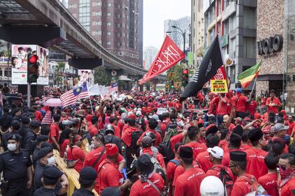 Le proteste e tensioni in Malesia 11