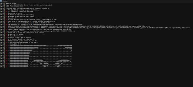 La webchat di AnonPlus 1