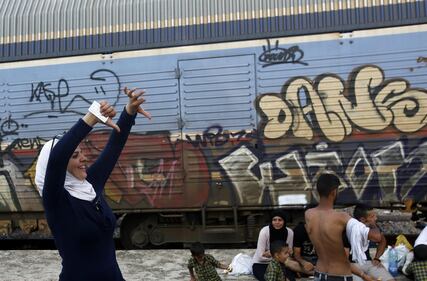 Macedonia, duri scontri polizia-migranti 2