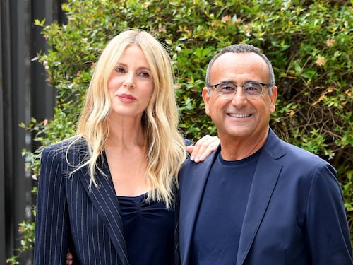"Sono caduta per terra". Cosa è successo ad Alessia Marcuzzi alla conferenza dei David di Donatello