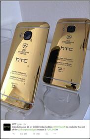 La gaffe su Twitter di HTC 1