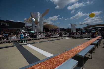 Expo, pizza record: 1595,45 metri 8