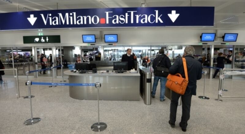 Passeggeri a Linate
