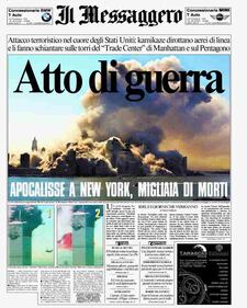 "Migliaia di morti": il ricordo dell'11 settembre 2001 nelle prime pagine dei giornali di tutto il mondo 4