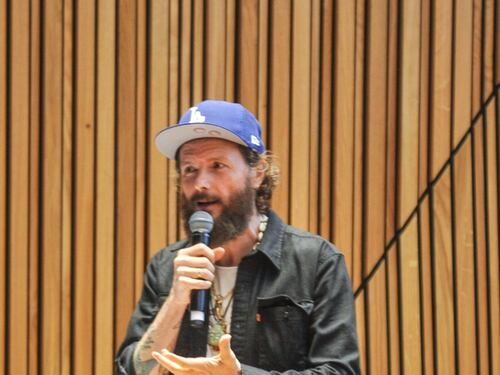 Jovanotti all'Università Statale di Milano