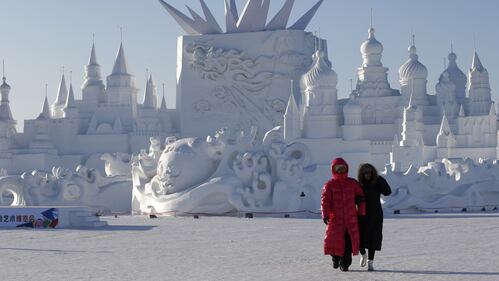 Cina, il festival del ghiaccio a Harbin 2