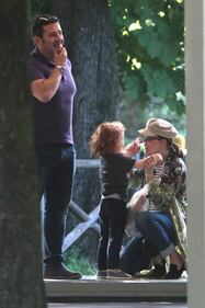 Gabriella Pession al parco con il figlio Giulio 17