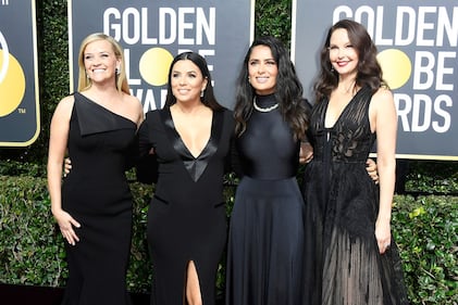 Golden Globe 2018, star in nero sul red carpet 3