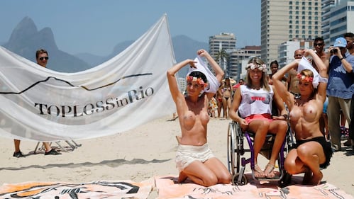 Topless hot per le modelle in Brasile 4