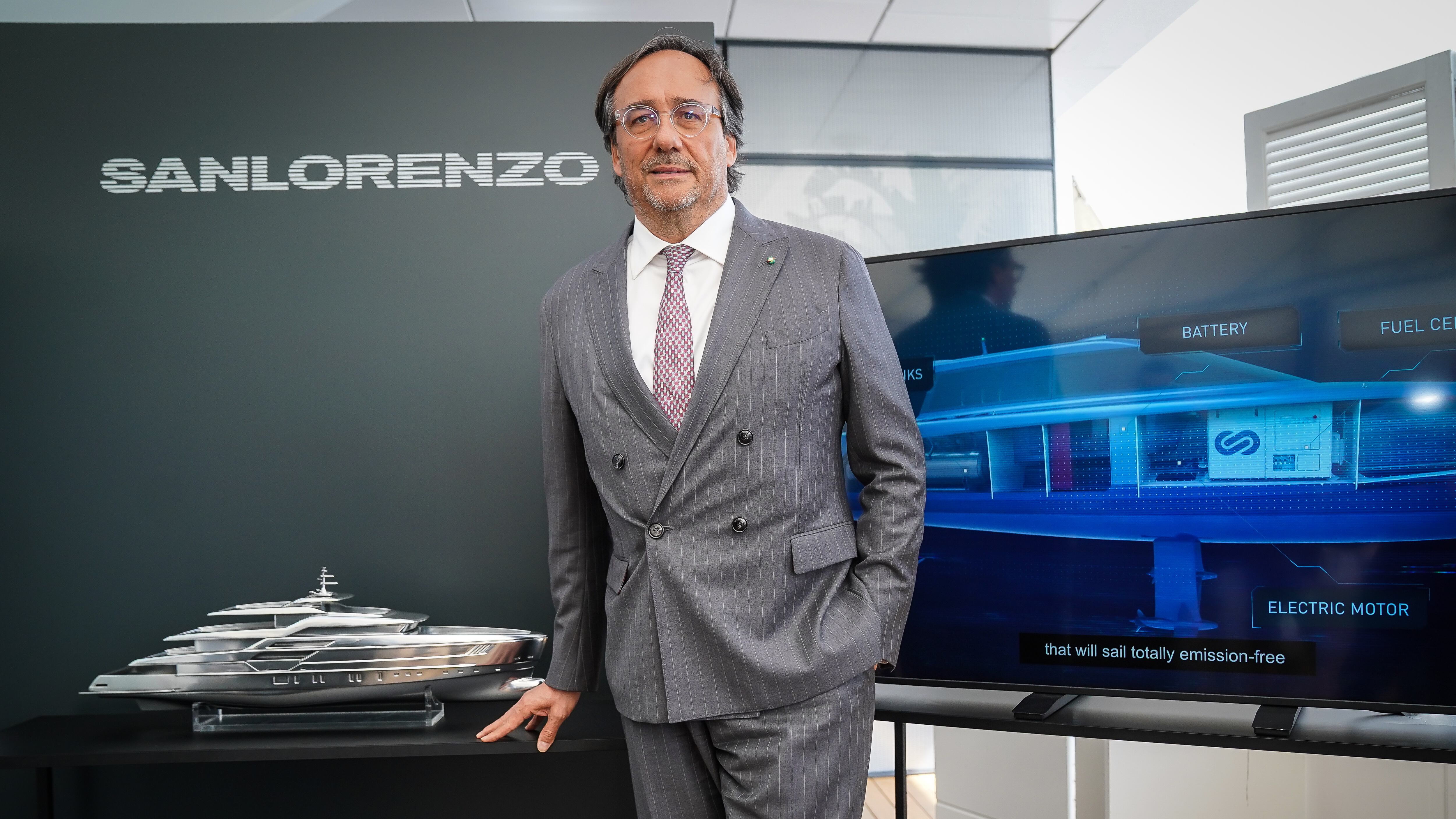 I superyacht Sanlorenzo a vele spiegate