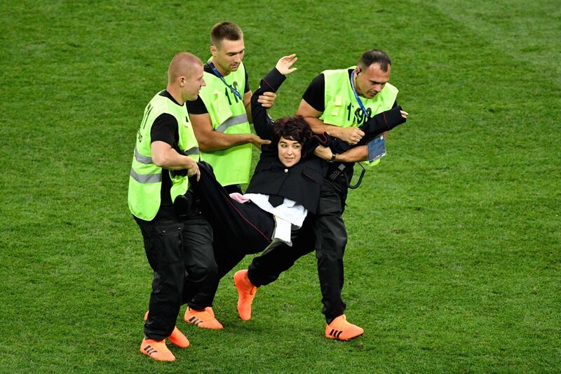 Invasione di campo durante la finale dei Mondiali 2