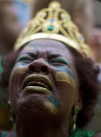 La disperazione dei tifosi brasiliani 1