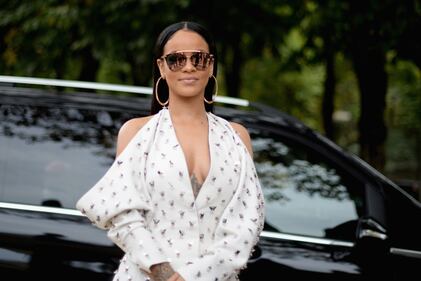 Rihanna alla sfilata di Christian Dior 4