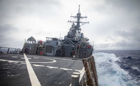 Il cacciatorpediniere americano Uss Milius 2