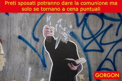 La satira del giorno: il destino dei preti sposati 1