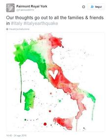 Terremoto, la solidarietà da tutto il mondo sui social 3