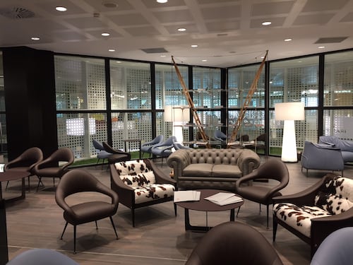 Linate, design e stile italiano per la Vip Lounge "Leonardo"