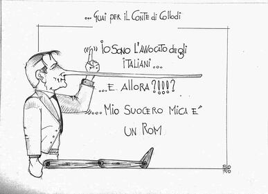 La vignetta del giorno: guai per il Conte di Collodi 1