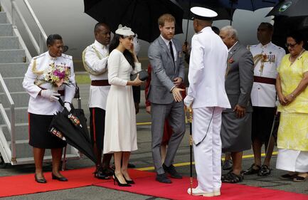Meghan Markle e il Principe Harry alle Fiji 3