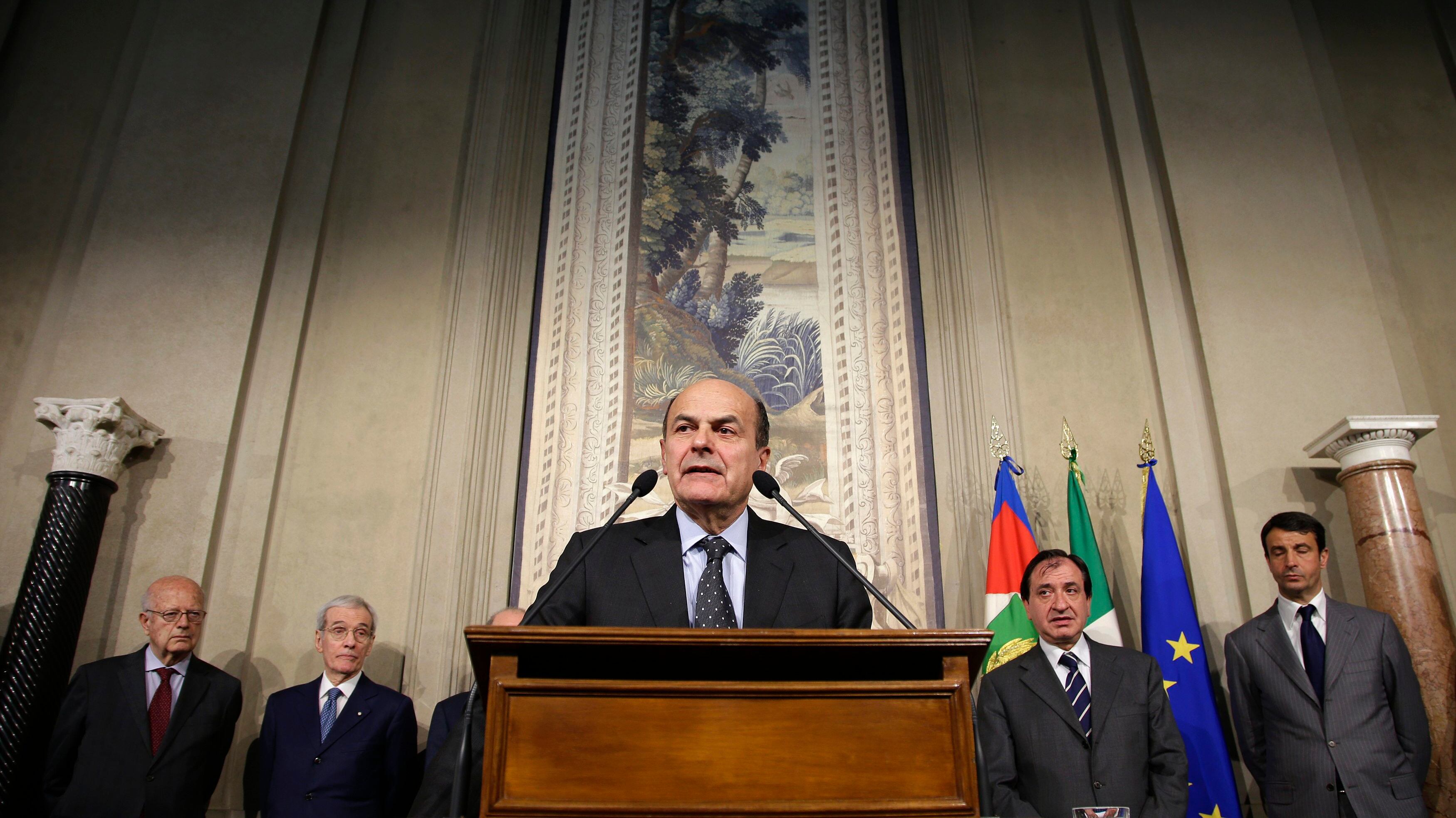 Governo, Napolitano dà l'incarico a Bersani