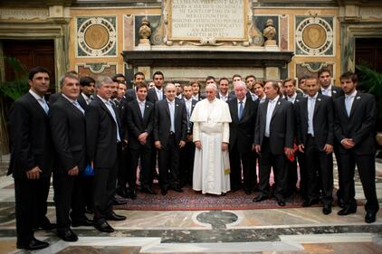 Italia e Argentina in udienza da papa Francesco 3