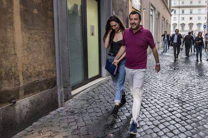 Matteo Salvini insieme alla fidanzata Francesca 3