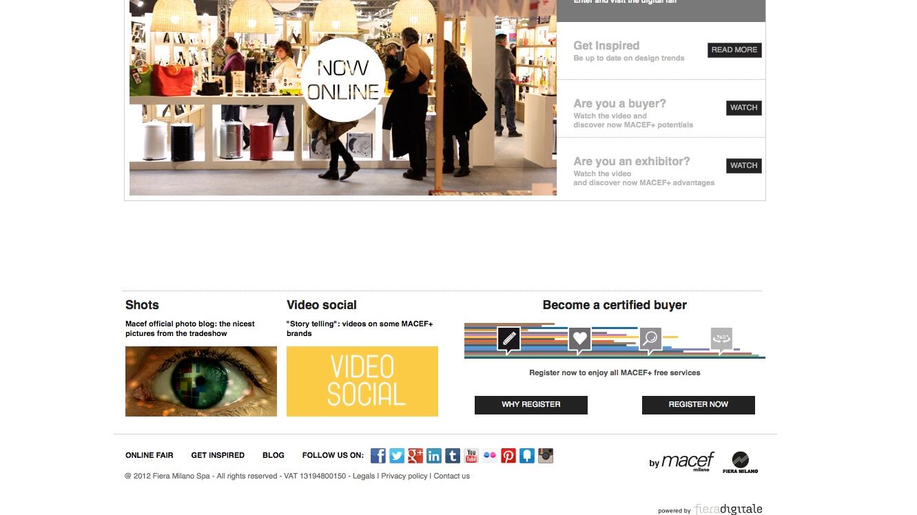 Macef, il business non si ferma: e sul web apre Macef+