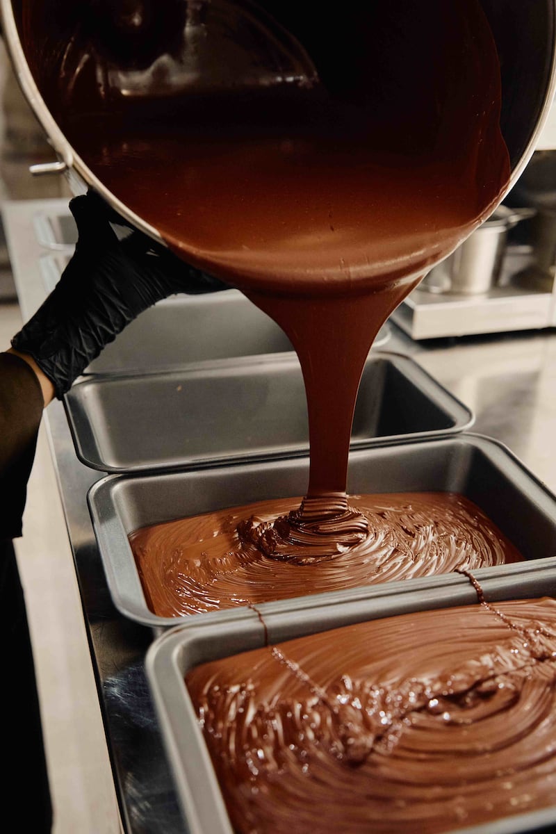 Rizzi, la produzione di cioccolato