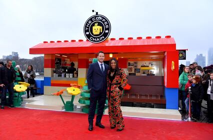Chris Pratt a Londra per l'apertura di The Coffee Chain 8