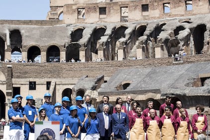 L'inaugurazione del "nuovo" Colosseo 11