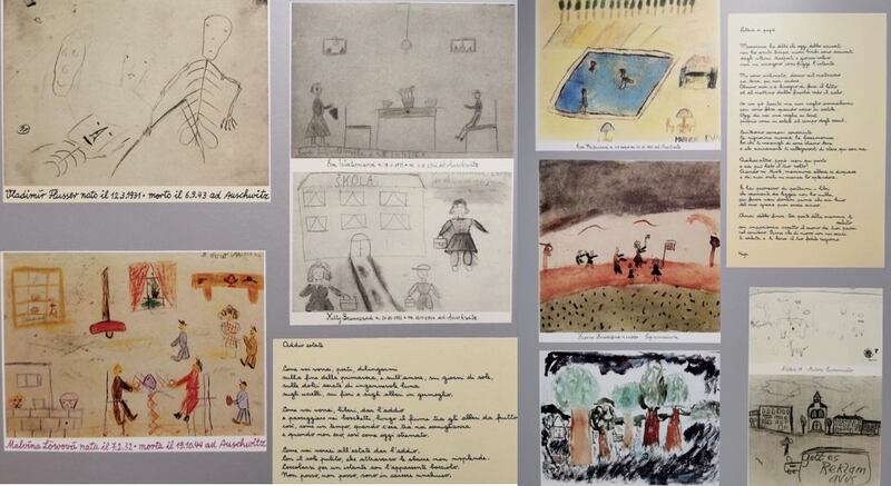 Mostra dei disegni dei bimbi ebrei di Terezin a Linate