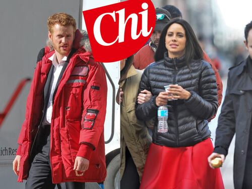 Le prime immagini del film sull'amore tra il principe Harry e Meghan